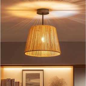 Brilagi - Plafonieră LED montată CERIA BOHO 1xE27/60W/230V Ø 28 cm negru/maro
