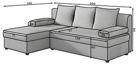 Coltar extensibil Gino Nube 35