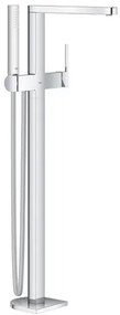 Baterie cada - dus freestanding Grohe Plus crom lucios