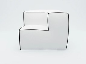 Fotoliu puf Zipp Sofa (Alb). 1054598