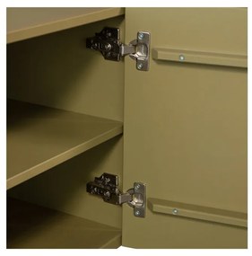 Comodă TV kaki din lemn de pin 200x53x46 cm Basu – WOOOD