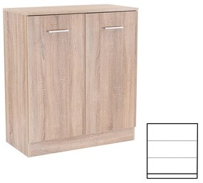 Comodă Miami cu 2 uși 80x92 cm stejar sonoma-stejar sonoma