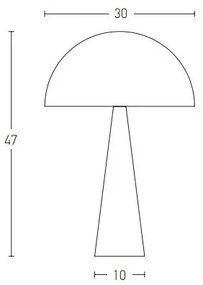 Lampă de masă 1xE27/25W/230V auriu Zambelis 20211