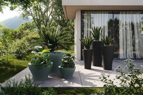 Ghiveci plante design decorativ modern exterior / interior HIGH CENTRE 60x38cm