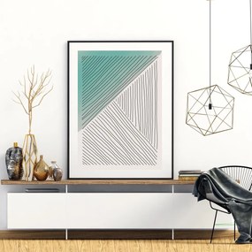 Poster - Abstracție pictată (A4)