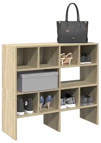vidaXL Rafturi pantofi 2 buc Stejar Sonoma stivuibile 89,5x30x40 cm