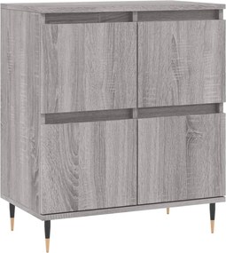 vidaXL Servantă, sonoma gri, 60x35x70 cm, lemn prelucrat