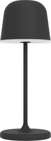 Eglo 901877 - Lampă de masă LED MANNERA-S, reglabilă și reîncărcabilă, pentru exterior, LED/1,8W/5V, IP54, neagră