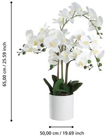Plantă artificială în ghiveci Eglo 428024 HYUGA 65x50 cm orhidee