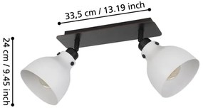 Spot Eglo 43828 MATLOCK 2xE27/40W/230V