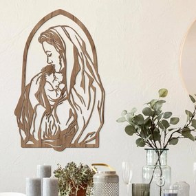DUBLEZ | Tablou din lemn pentru perete - Fecioara Maria