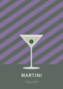 Ilustrație Drink Martini, Paperago