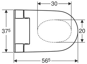 Set vas WC suspendat, Geberit, AquaClean Alba, capac cu funcție de bideu, TurboFlush, alb