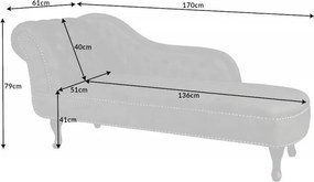 Pat de zi/ Canapea relax clasica stil englezesc Chesterfield gri