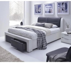 Pat piele ecologica Cassandra S 160x200 cm
