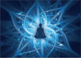 Tablou pe sticlă - Energie spirituală (70x50 cm)