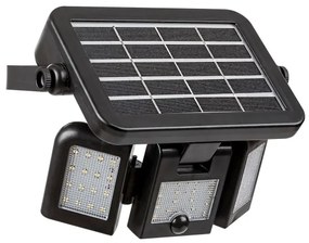 Proiector LED solar cu senzor LIHULL LED/9,6W/3,7V IP44 Rabalux 77020
