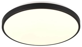 Plafonieră neagră-albă LED ø 38 cm Loody – Trio