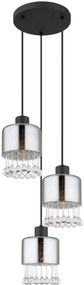 Lustra 3L design modern Hendry negru