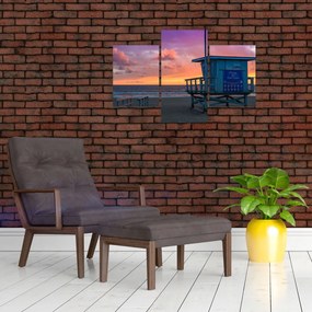 Tablou de pe plaja Santa Monica (90x60 cm)