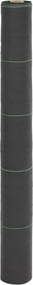 vidaXL Membrană antiburuieni, negru, 1x50 m, PP