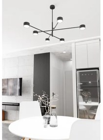 Lustră pe cablu NATSU 6xGX53/12W/230V negru