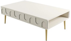 Măsuță de cafea Bipemu 1 (crem + auriu). 1093323