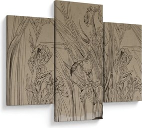 Tablou - Contururile plantelor (90x60 cm)