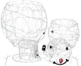 Aigostar - Decorațiune LED de Crăciun pentru exterior, om de zăpadă, 3,6W/31/230V, 2700K, 120cm, IP44