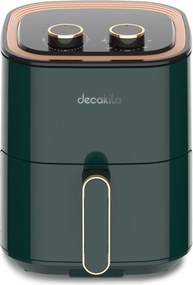Friteuza cu aer cald capacitate 3.5 L Decakila, 1400W, gatire fara ulei, termostat reglabil 80-200˚C, timer reglabil 30 de min KEEC036V
