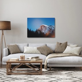 Tablou - Crestele munților noaptea (70x50 cm)