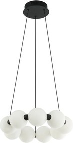 Lustra moderna diametru 40cm PERLA 3-STEP DIMM
