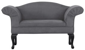 Canapea, gri/negru, FABRICIO