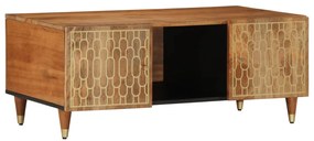vidaXL Măsuță de cafea, 100x54x40 cm, lemn masiv de mango