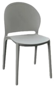 SCAUN TONDO -POLIPROPILENA-HORECA - GRI
