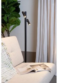 Lampadar LED reîncărcabil dimabil de exterior Lucide 27703/04/30 ANTRIM 2xLED/2,2W/4V IP54 negru