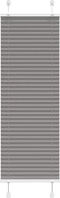 vidaXL Jaluzea plisată Antracit 40x100 cm Lățime țesătură 39,4 cm