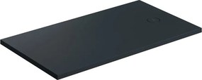 Cadita de dus compozit Omnires AquaRock M+ dreptunghiulara negru lava mat 90x140 cm