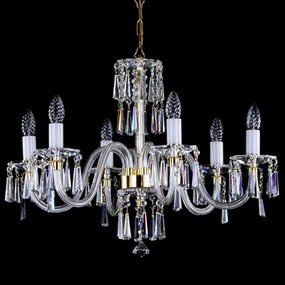 Candelabru Cristal Bohemia Exclusive 6 brate, diam. 65cm Ingeborg VI. CE