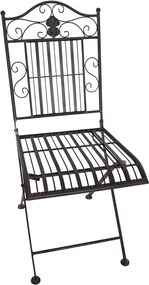 Set de dining pentru grădină maro închis din metal pentru 2 persoane – Garden Pleasure