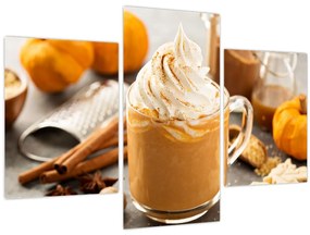 Tablou - Cafea cu lapte de dovleac (90x60 cm)