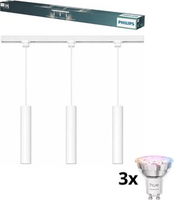 Philips - Lustră LED dimerizabilă pe cablu pentru sistemul de șină EASYLINK 3xGU10/4,7W/230V 1m albă
