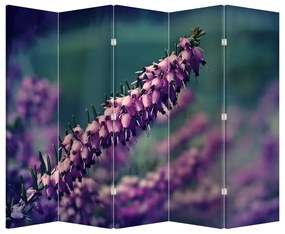 Paravan - Floare violetă (210x170 cm)