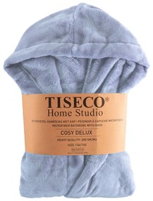 Halat pentru copii albastru 122-128 din micropluș/cocolino Delux – Tiseco Home Studio