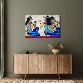 Tablou - Picturi egiptene (90x60 cm)