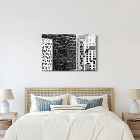 Tablou cu arhitectura alb neagră (90x60 cm)