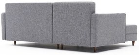 Coltar Extensibil Aydam Left, Poliester, Gri