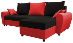 Colțar Fleur L (Roșu + Negru) (D). 1057054