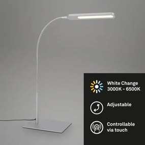 Lampă LED dimabilă de masă Briloner 7389-014 SERVO LED/8W/230V 3000/6500K