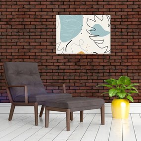 Tablou - Ilustrație de frunze (70x50 cm)